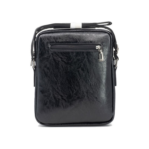 Verde Ανδρική Τσάντα Ώμου/Χιαστί 13-0079 Μαύρο